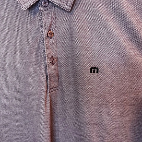 Travis Mathew Polo Purple Short Sleeve Casual Golf Menswear Large - Picture 6 of 10
